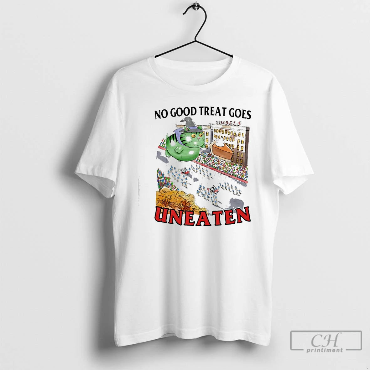 Premium Cat Thanksgiving Day Parade No Good Treat Goes Uneaten - clothing by TeeHivey.com