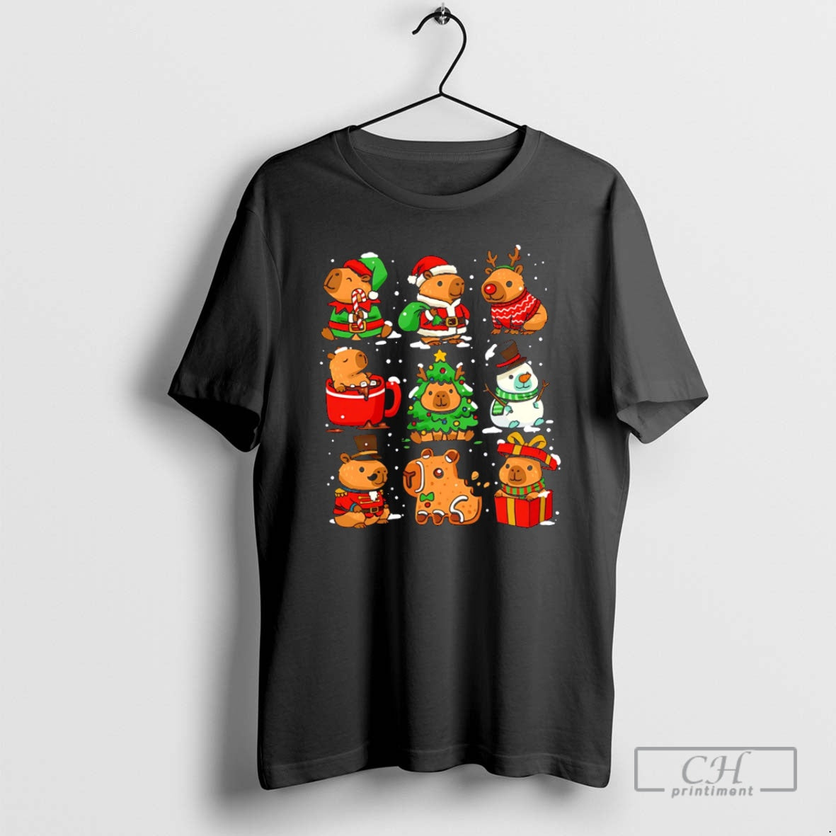 Premium Christmas Capybaras 2025 Cute Style Shirt Sweater - clothing by TeeHivey.com