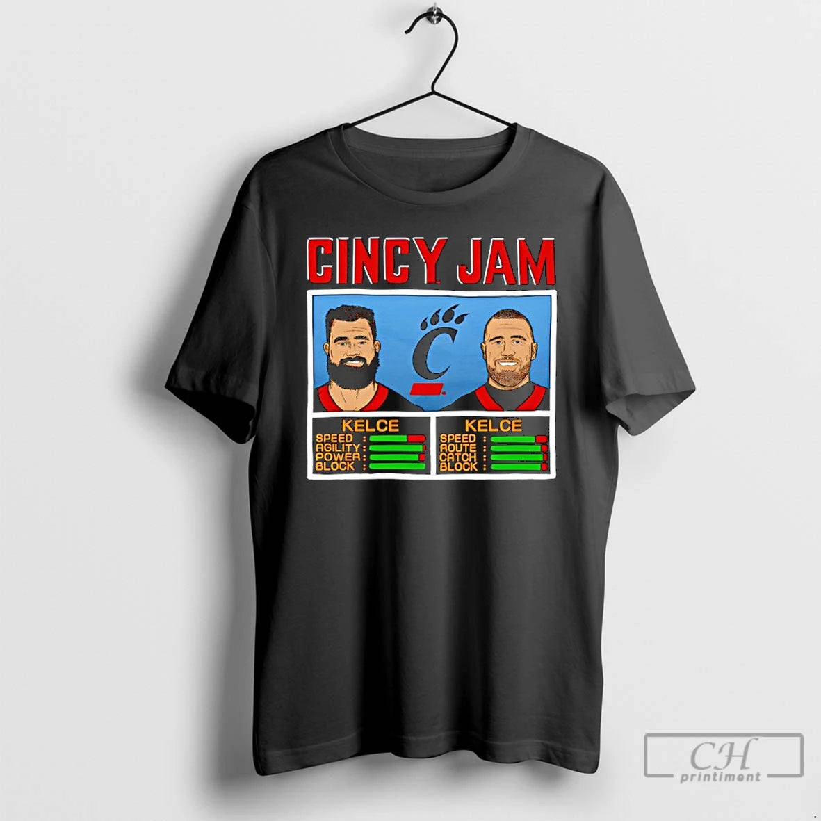 Premium Cincinnati Bearcats Cincy Jam Jason Kelce And Travis Kelce T Shirts - clothing by TeeHivey.com
