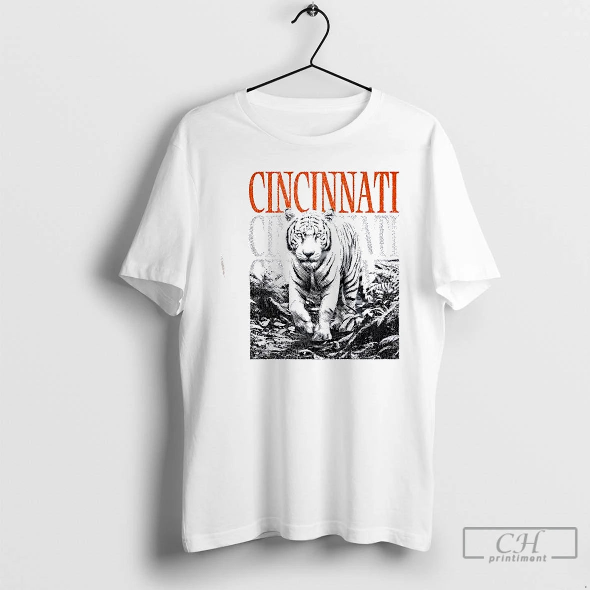 Premium Cincinnati Football White Tiger T Shirts - clothing by TeeHivey.com