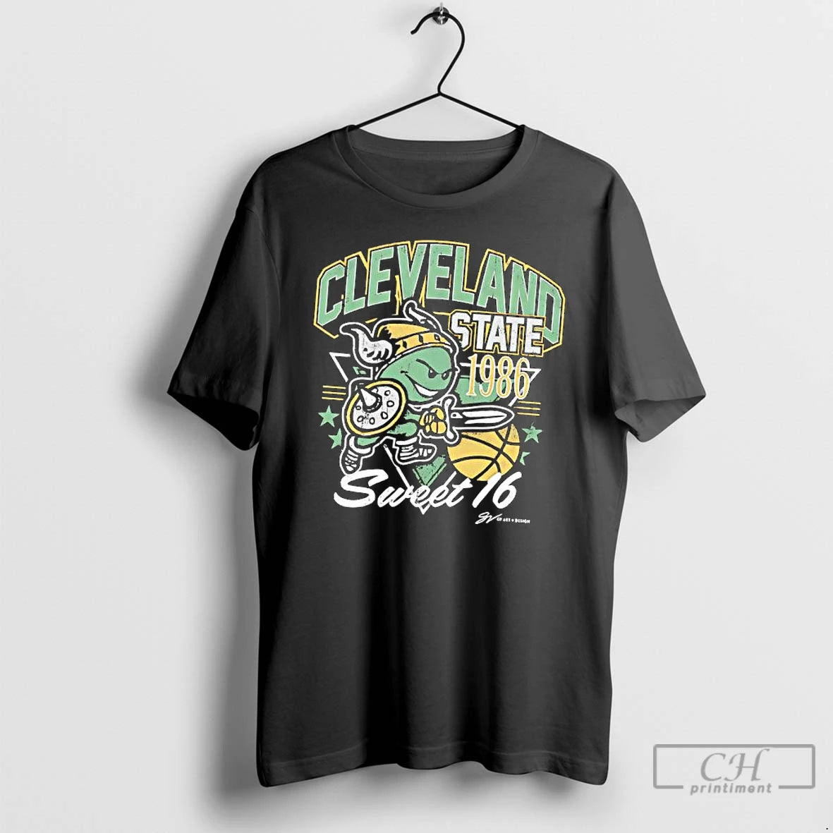 Premium Cleveland State Vikings 1986 Sweet 16 Ncaa Tournament Run - clothing by TeeHivey.com