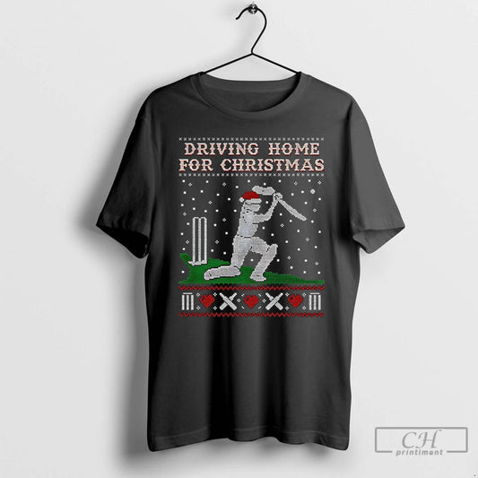 Premium Cricket Driving Home For Christmas - clothing by TeeHivey.com