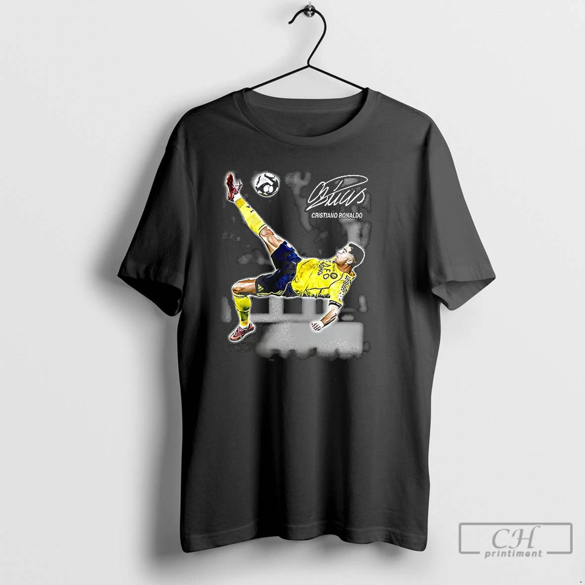 Premium Cristiano Ronaldo Bicycle Kick 2025 Signature - clothing by TeeHivey.com