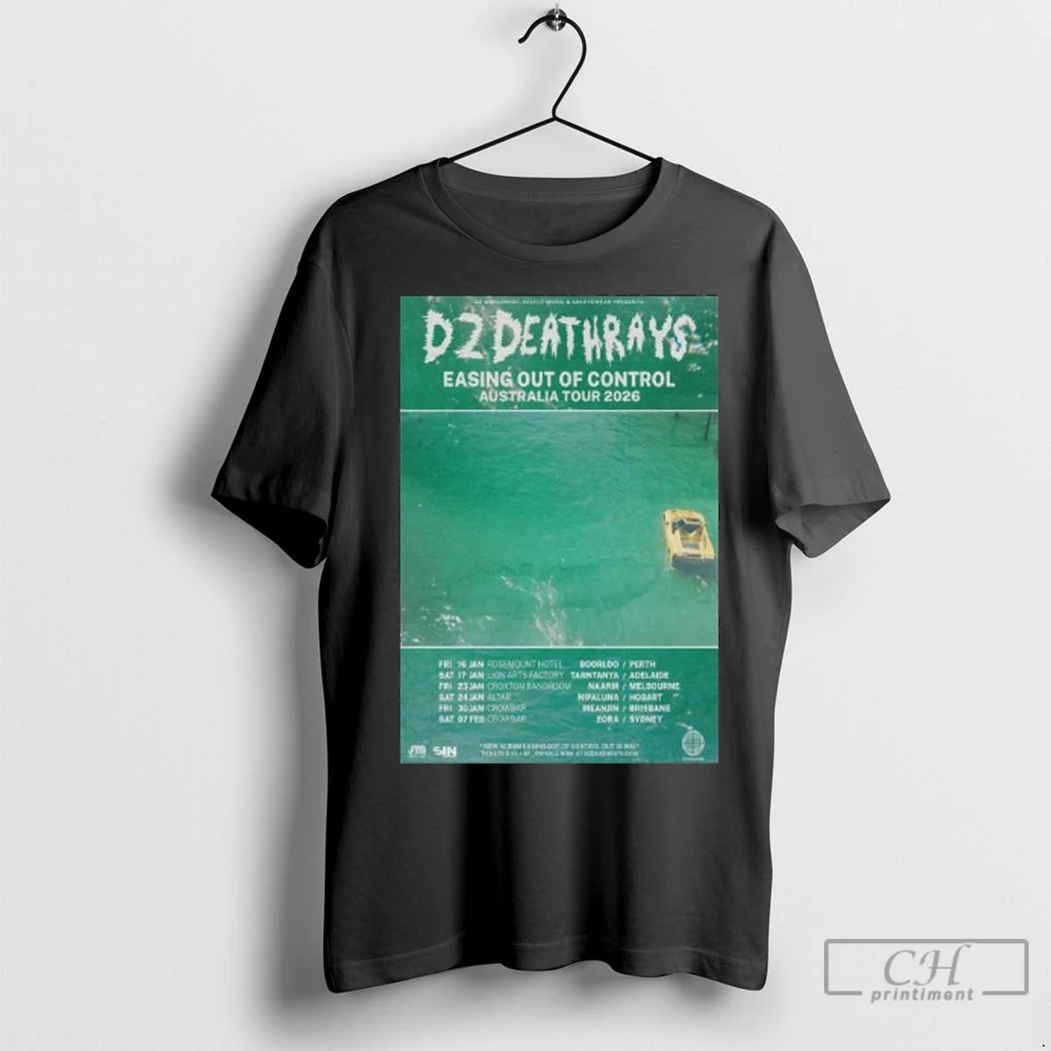 Premium Dz Deathrays Easing Out Of Control Australia Tour 2026 Long Sleve
