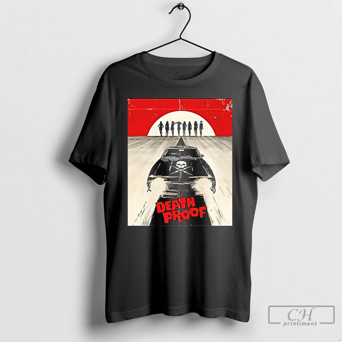 Premium Death Proof Retro Movie Skull Car Red Sun Grindhouse Art Ceramic Ceramic And Classic - clothing by TeeHivey.com