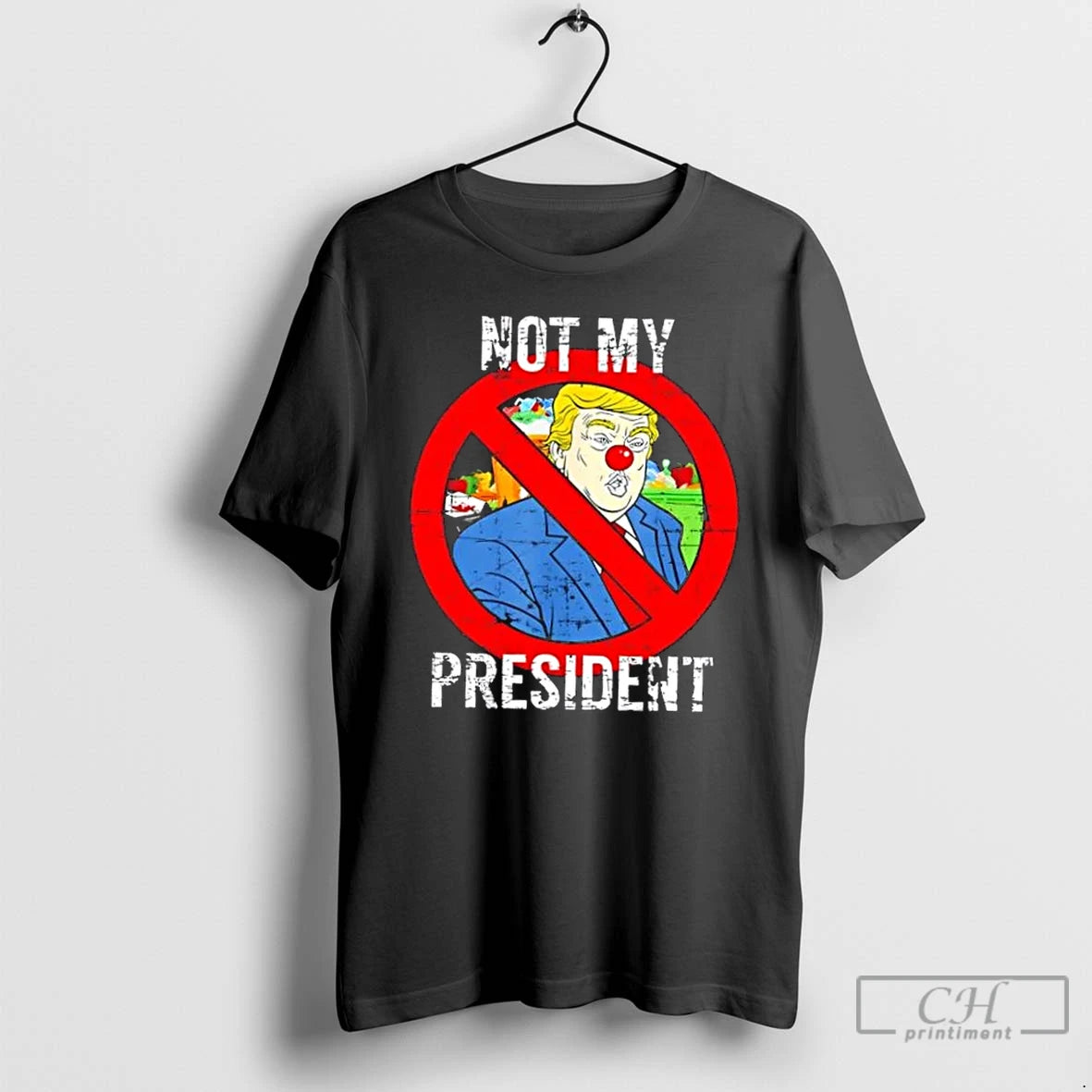 Premium Donald Trump Not My President Anti Trump Clown Nose - clothing by TeeHivey.com