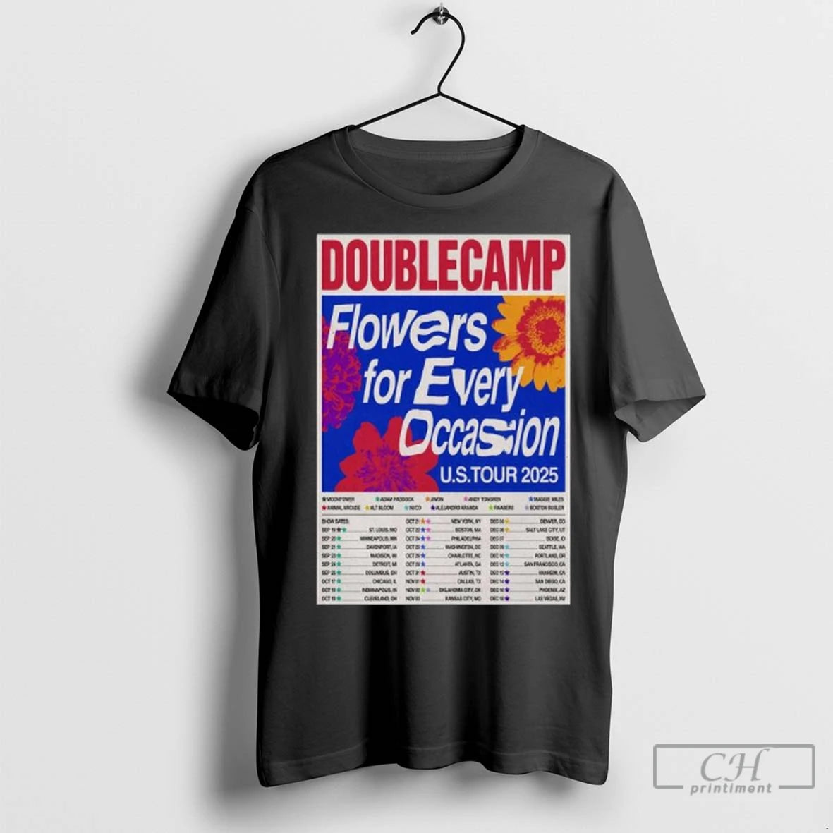 Premium Doublecamp Flowers For Every Occasion Us Tour 2025 Long Sleve