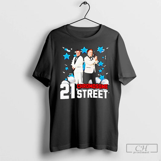 Premium Down Syndrome Chromosome 21 Street Ornaments T Shirts - clothing by TeeHivey.com