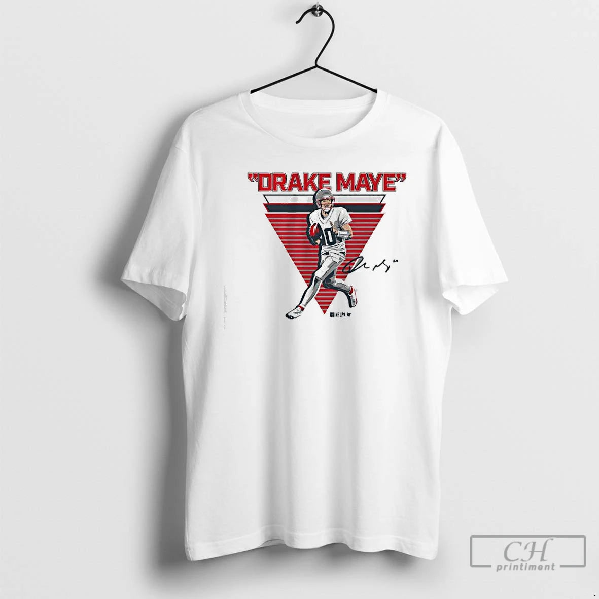 Premium Drake Maye Drake Maye Signature Retro - clothing by TeeHivey.com