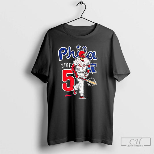 Premium Edmundo Stott Philadelphia Phillies Baseball Number 5 T Shirts - clothing by TeeHivey.com