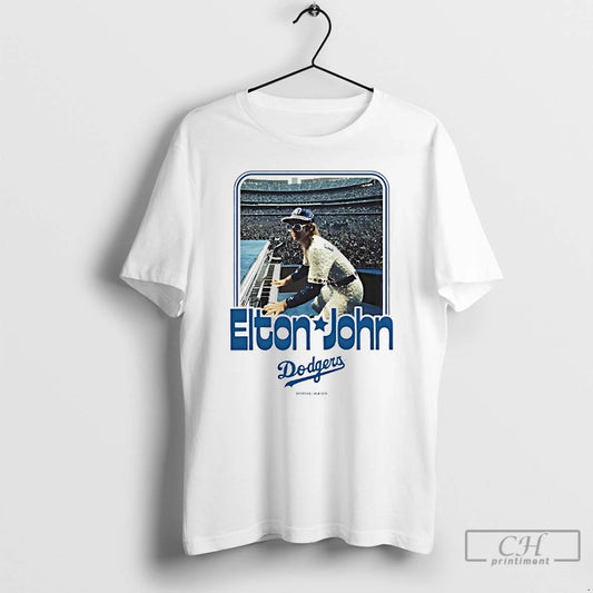 Premium Elton John Los Angeles Dodger Stadium T Shirts - clothing by TeeHivey.com