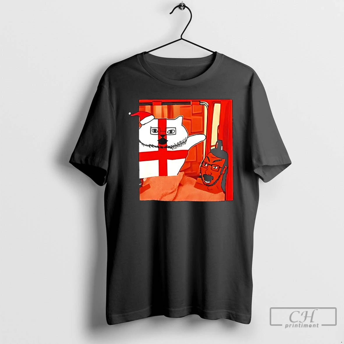 Premium England Cat Cal Clear Them Out Cat Christmas Memem - clothing by TeeHivey.com