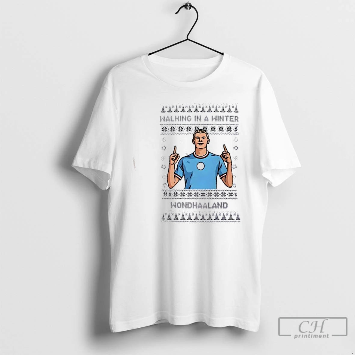Premium Erling Haaland Manchester City Winter Wondhaaland Christmas Football - clothing by TeeHivey.com