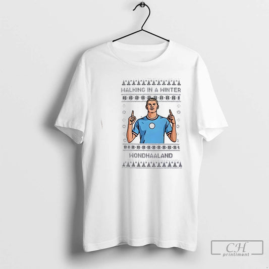 Premium Erling Haaland Manchester City Winter Wondhaaland Christmas Football - clothing by TeeHivey.com