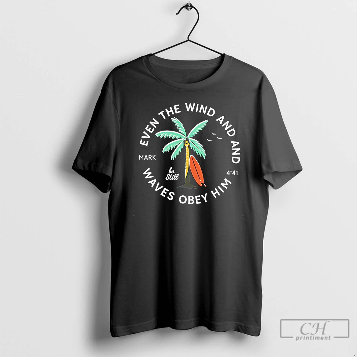 Premium Even The Wind And Waves Obey Him Christmas - clothing by TeeHivey.com