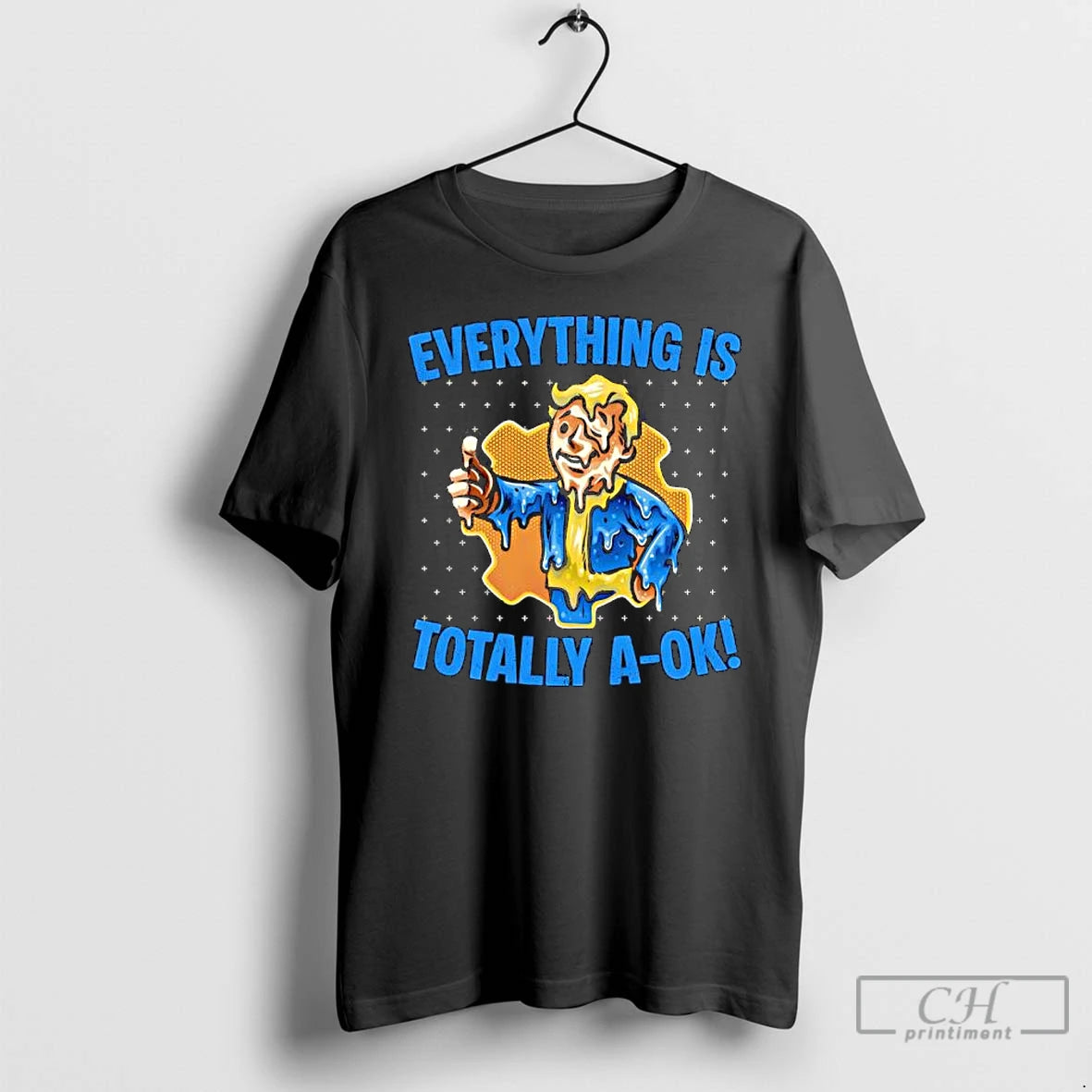 Premium Everything Is Totally Ok - clothing by TeeHivey.com