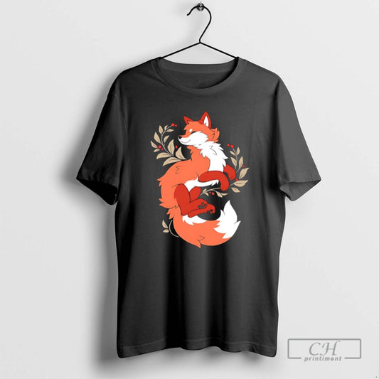 Premium Fox Red Cartoon Style Shirt Sweater - clothing by TeeHivey.com