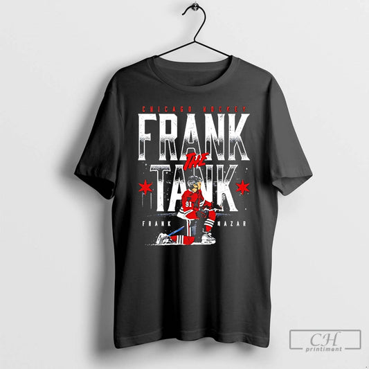 Premium Frank Nazar Chicago Blackhawks Hockey Frank The Tank T Shirts - clothing by TeeHivey.com