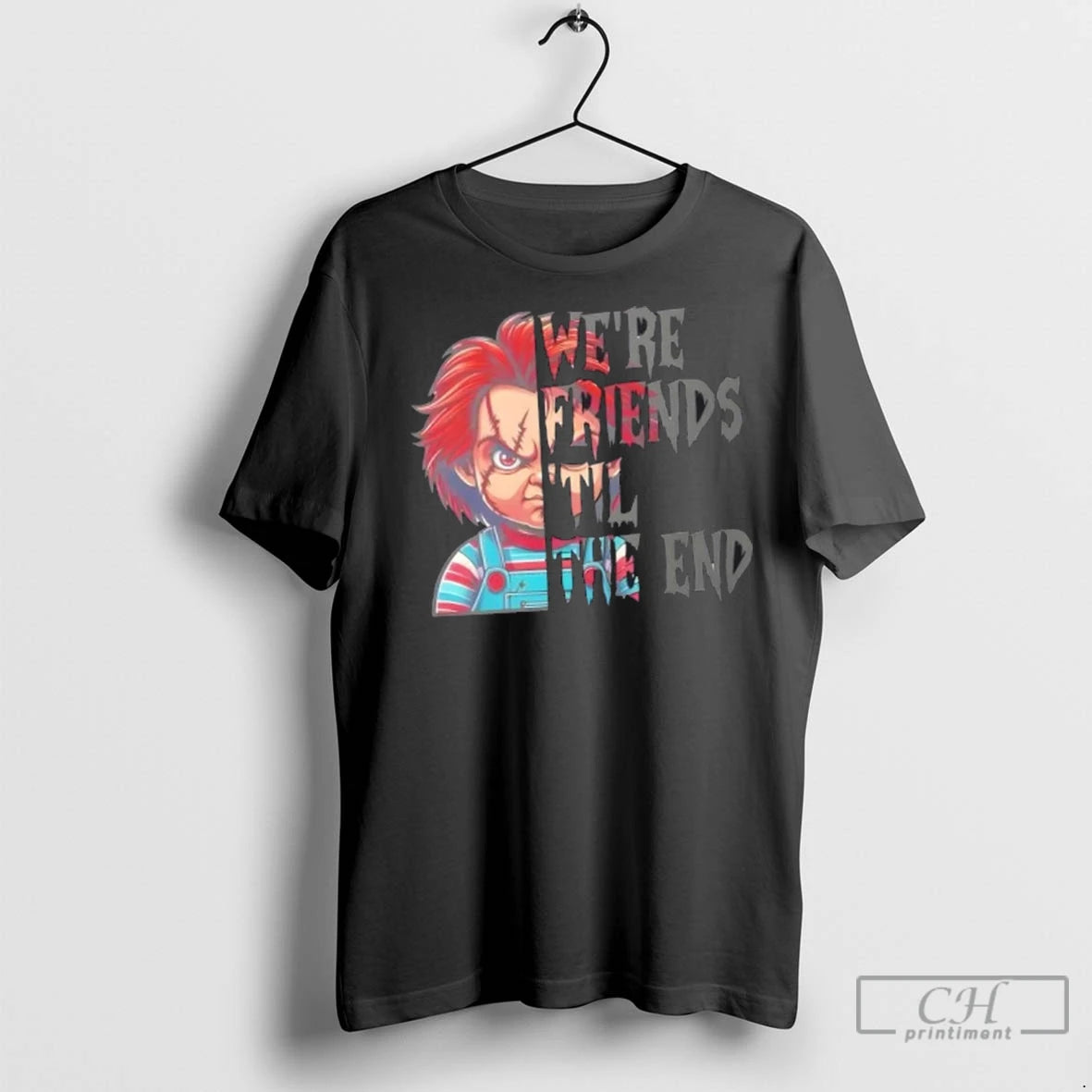 Premium Friends Til The End Creepy Doll Horror Movie Halloween