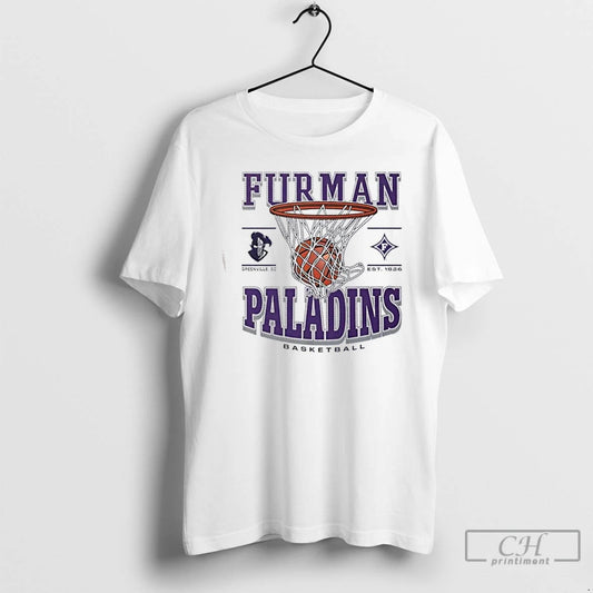 Premium Furman Paladins Basketball Game Time Greenville Sc Est 1826 - clothing by TeeHivey.com