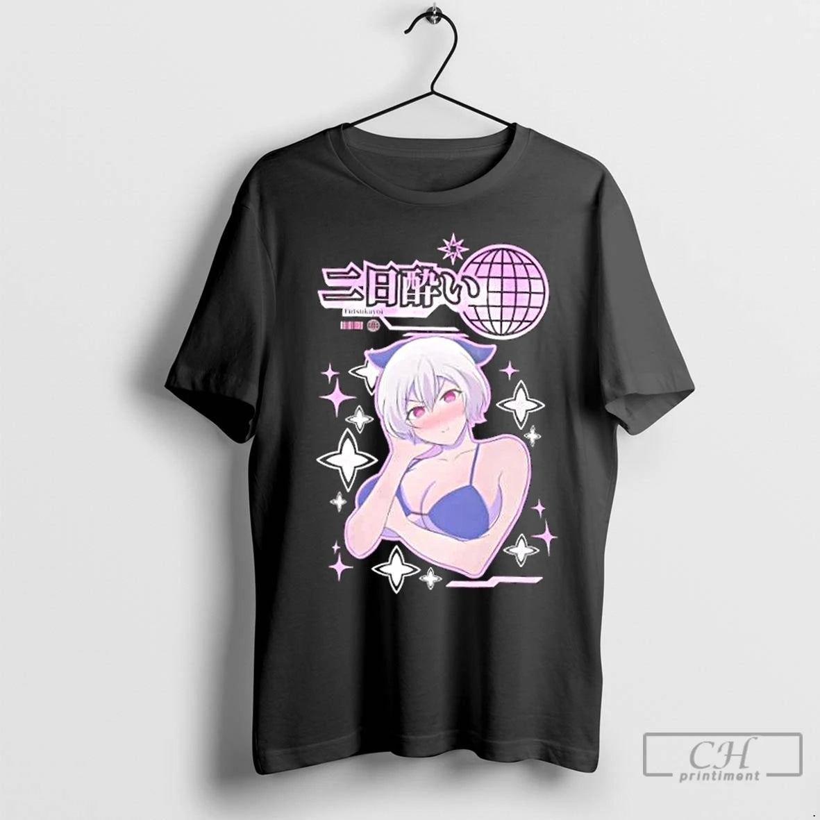 Premium Futsukayoi Anime Girl Aesthetic Vaporwave - clothing by TeeHivey.com