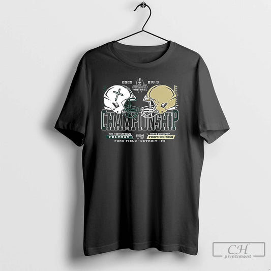 Premium G R West Catholic Falcons Vs Notre Dame Prep Fighting Irish 2025 Mhsaa Football - clothing by TeeHivey.com