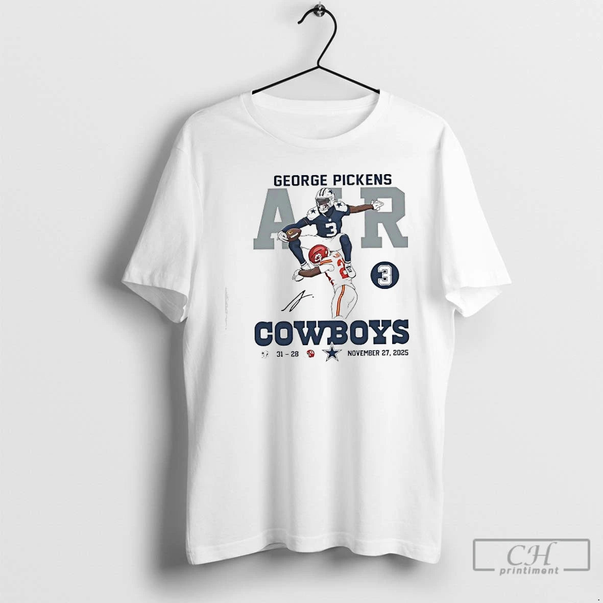 Premium George Pickens Cowboys Signature Graphic - clothing by TeeHivey.com