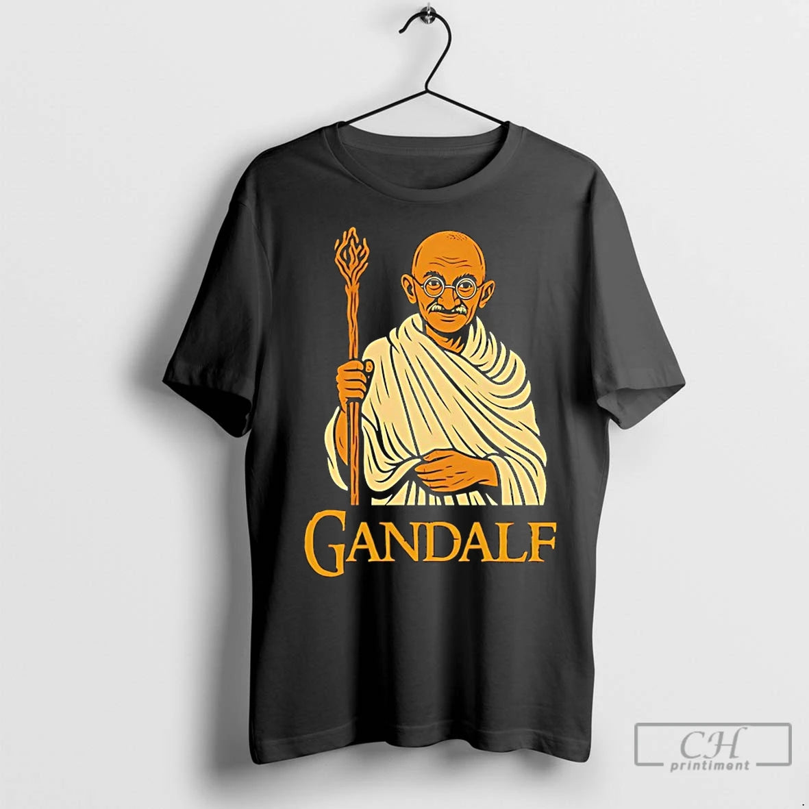 Premium Ghandi Galdalf - clothing by TeeHivey.com