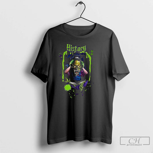 Premium Goosebumps Monster Reading Book Horror History Halloween T Shirts - clothing by TeeHivey.com