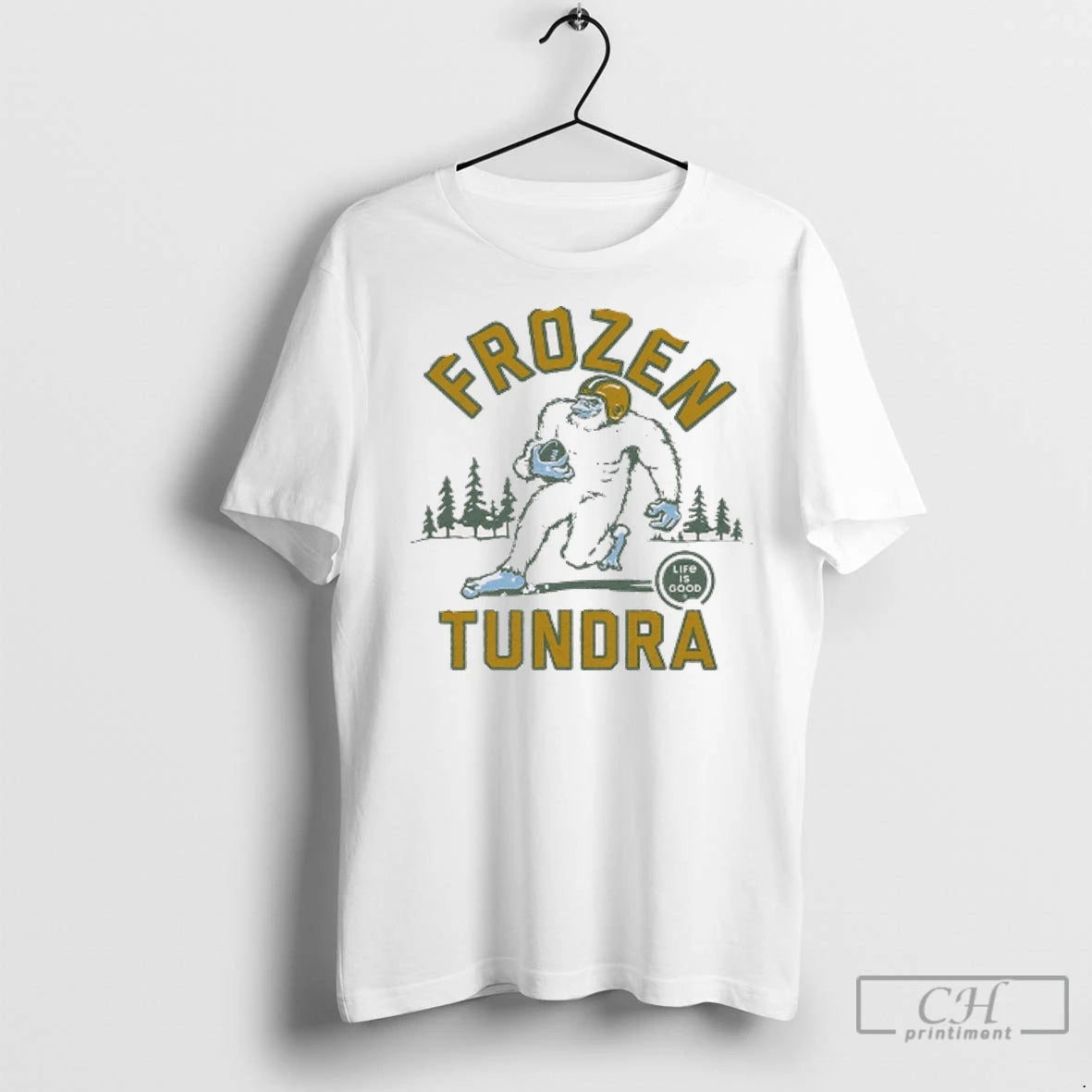 Premium Green Bay Packers Lambeau Field Life Is Good Yeti Frozen Tundra Painting