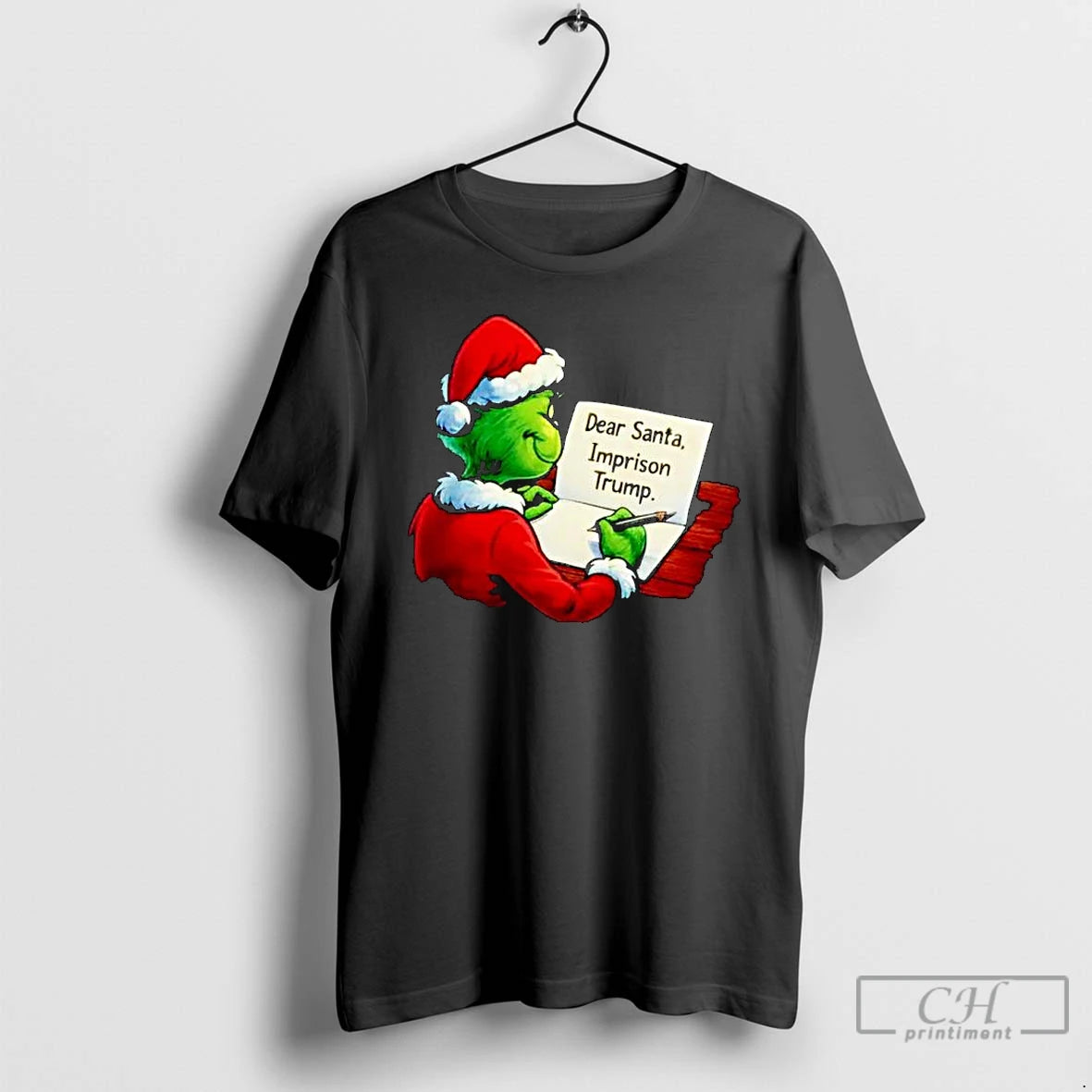 Premium Grinch Dear Santa Imprison Trump Ornaments - clothing by TeeHivey.com