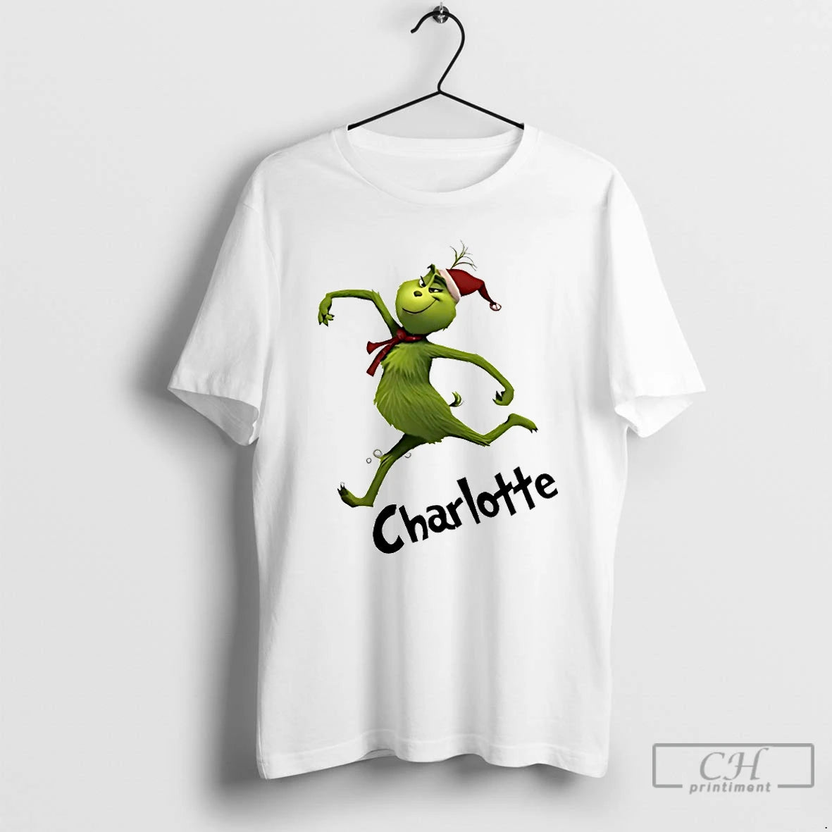Premium Grinch Santa Hat Charlotte - clothing by TeeHivey.com