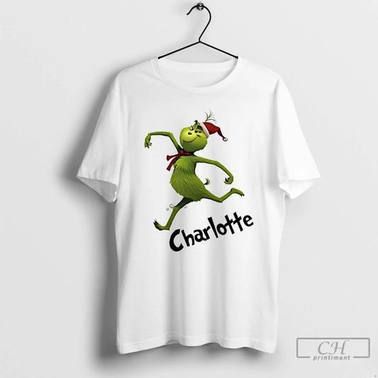 Premium Grinch Santa Hat Charlotte - clothing by TeeHivey.com