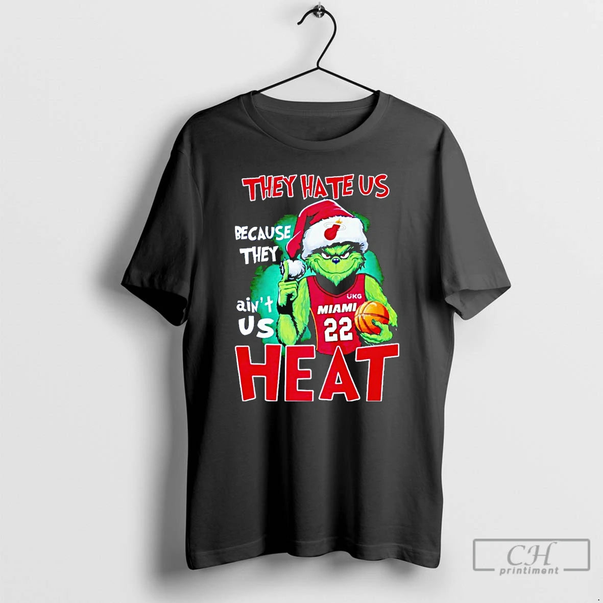 Premium Grinch They Hate Us Because They Aint Us Miami Heats Christmas T Shirts - clothing by TeeHivey.com