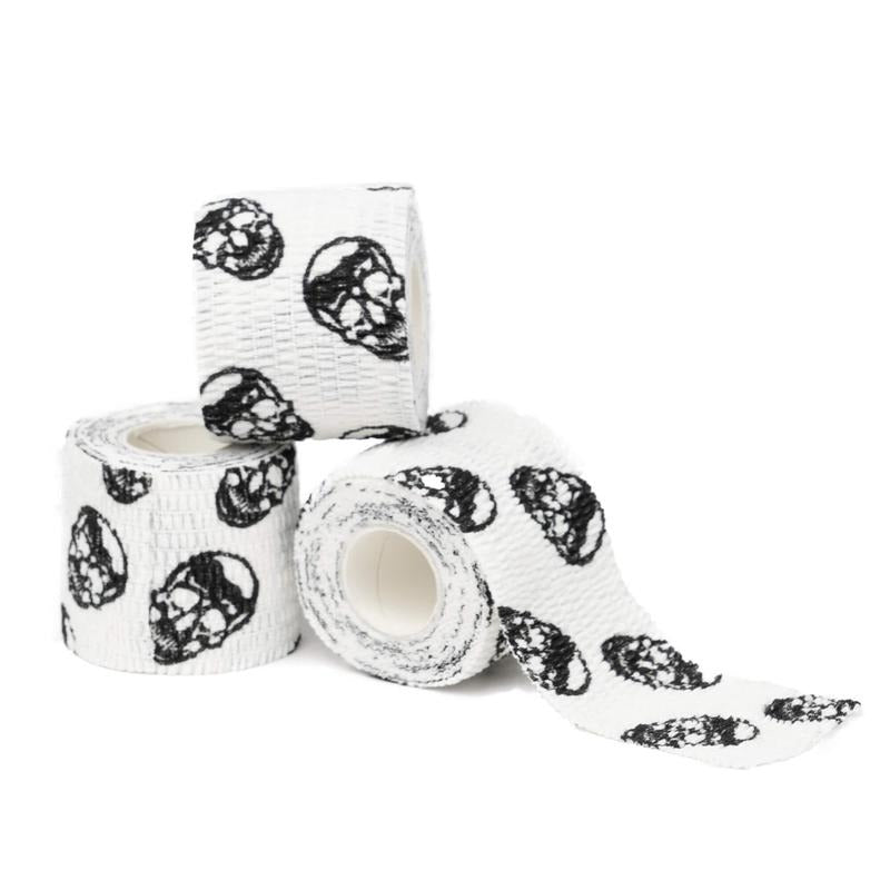 Premium Gymreapers Skull Tape - White, Protects Fingers and Hands from Injuries, Durable Grip Tape for Weight Lifting, Rock Climbing, WODs, or Gymnastics