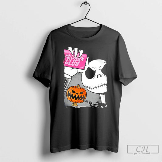 Premium Halloween Club Jack Skellington Pumpkin T Shirts - clothing by TeeHivey.com