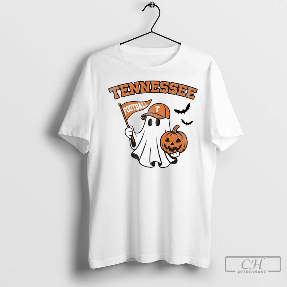 Premium Halloween Ghost Tennessee Volunteers Football Flag Pumpkin