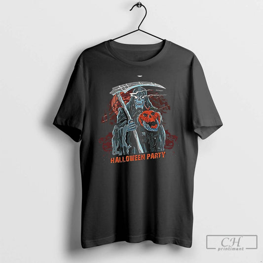Premium Halloween Party Death Vintage T Shirts - clothing by TeeHivey.com