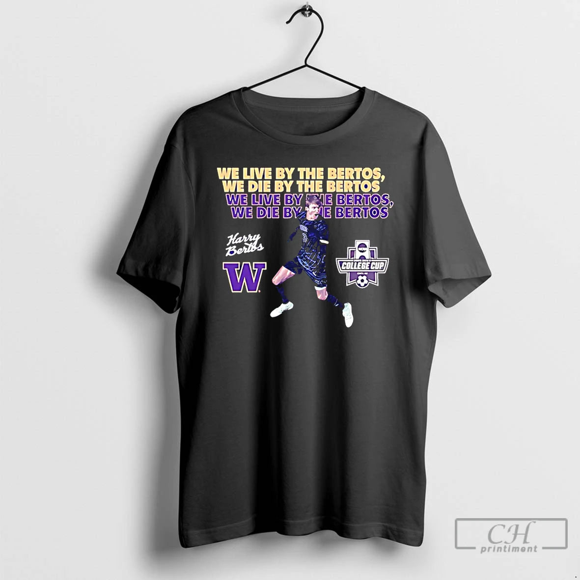 Premium Harrison Bertos Washington Soccer We Live By The Bertos We Die By The Bertos - clothing by TeeHivey.com