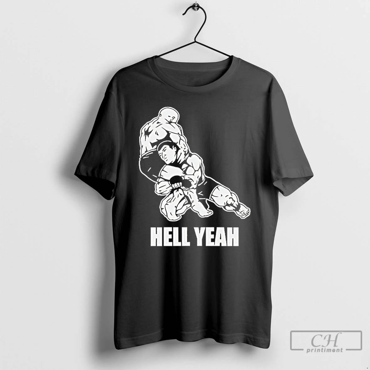 Premium Hell Yeah Double Leg Takedown Wrestling - clothing by TeeHivey.com