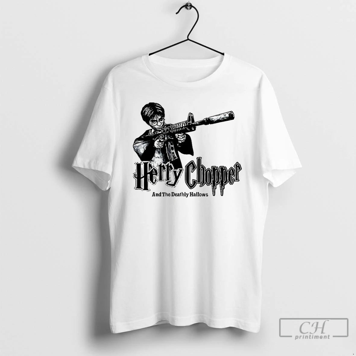 Premium Herry Chopper And The Deathly Hallows Parody T Shirts - clothing by TeeHivey.com