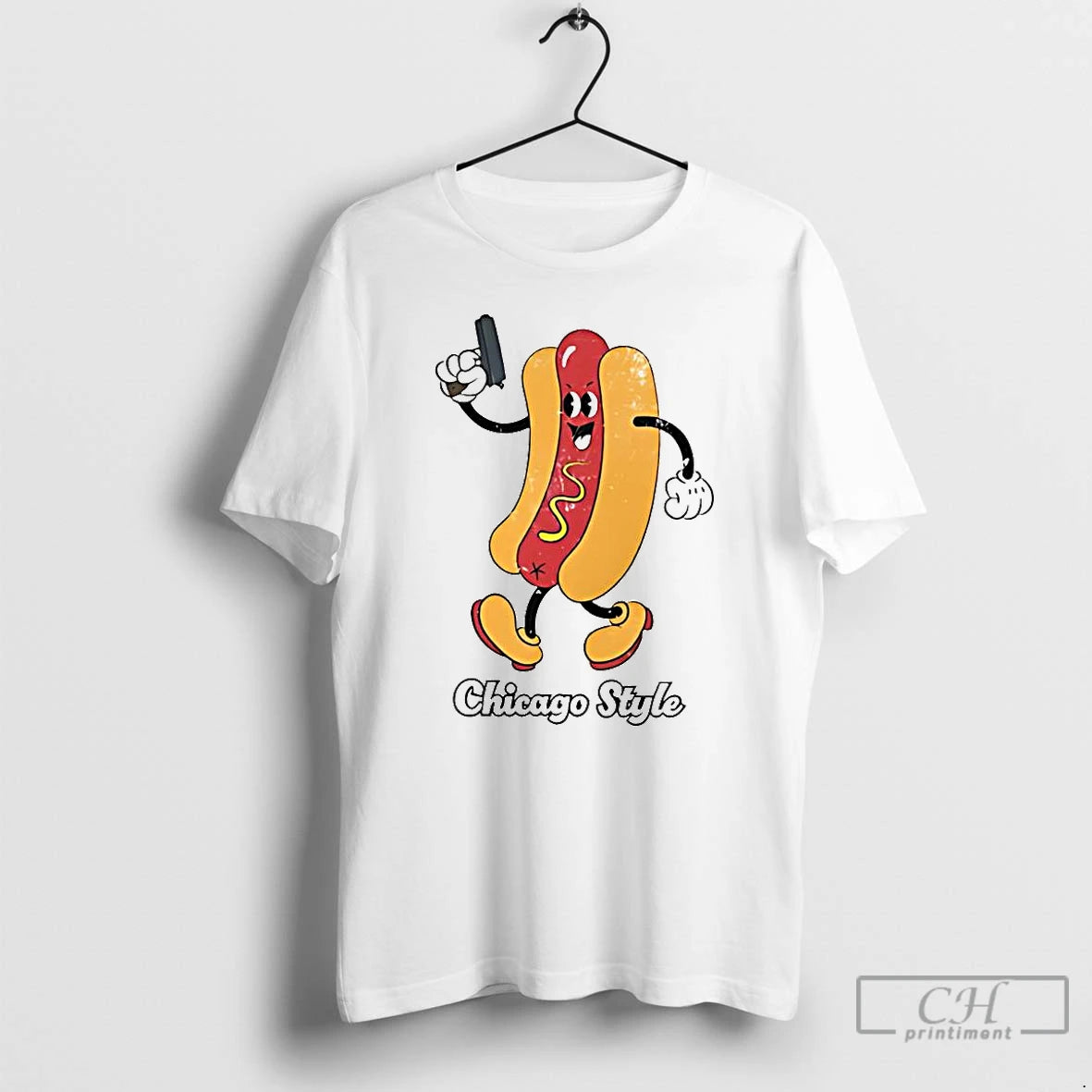 Premium Hot Dog Chicago Style Funny T Shirts - clothing by TeeHivey.com