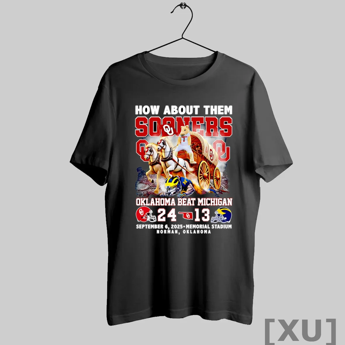 Premium How About Them Sooners Oklahoma Beat Michigan Mascot T Shirts - clothing by TeeHivey.com