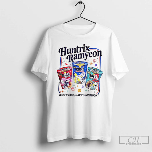 Premium Huntrix Ramyeon Nights Happy Fans Happy Honmoon Noodle Kpop 2025 T Shirts - clothing by TeeHivey.com