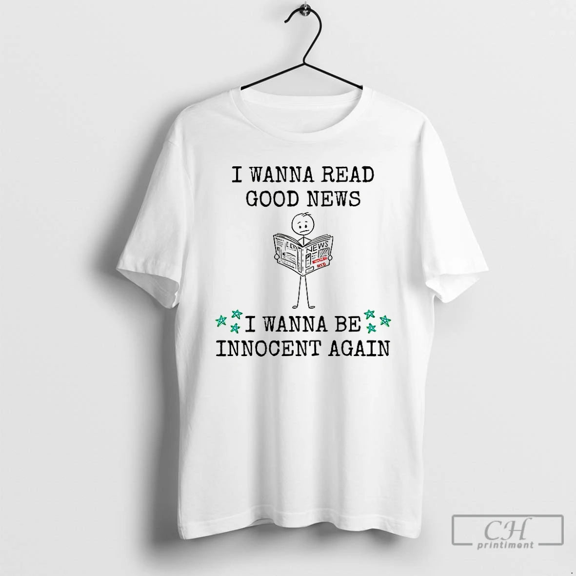 Premium I Wanna Read Good New I Wanna Be Innocent Again T Shirts - clothing by TeeHivey.com