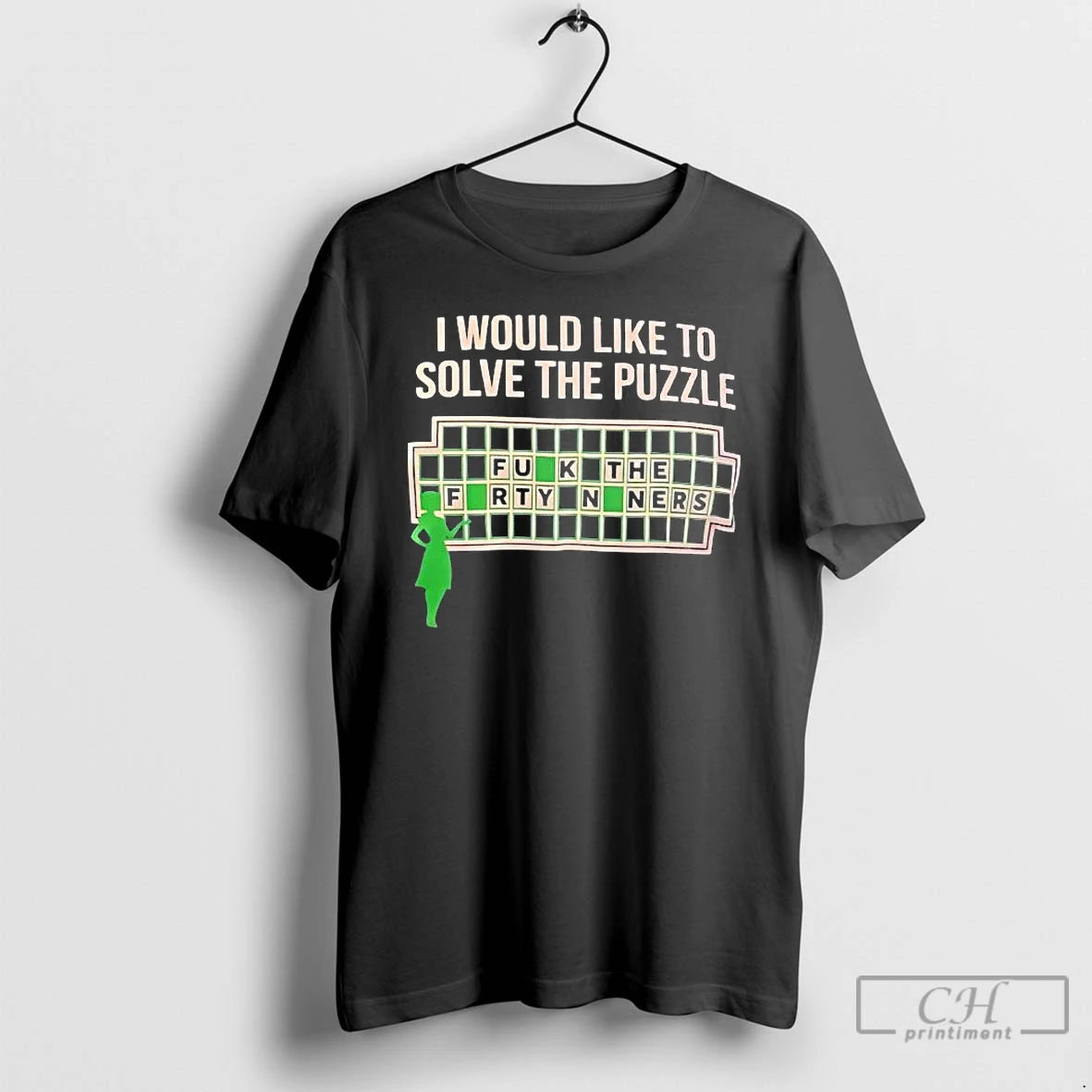 Premium I Would Like To Solve The Puzzle Fuck The 49ers - clothing by TeeHivey.com