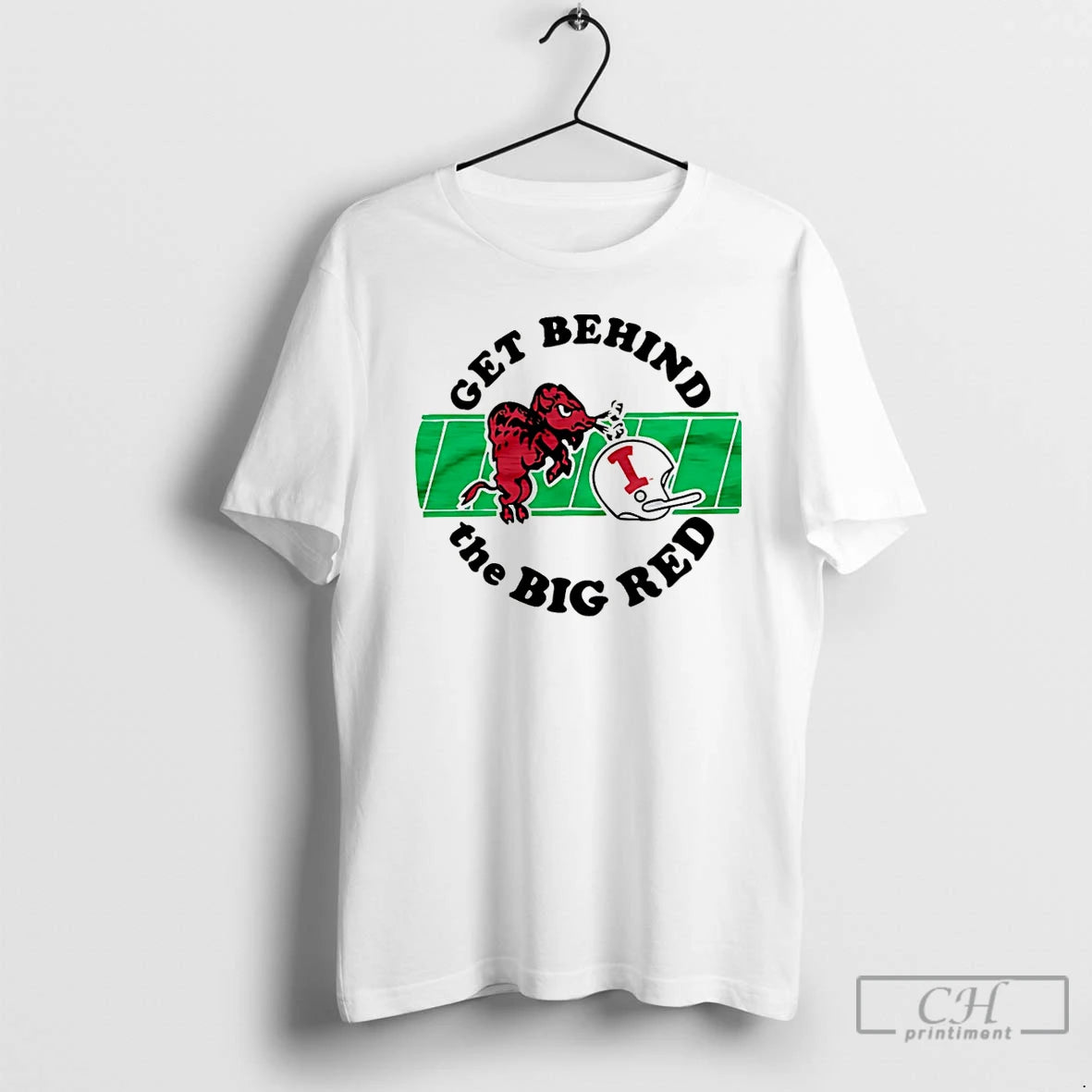 Premium Indiana University Get Behind The Big Red Mascot Christmas - clothing by TeeHivey.com