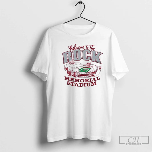 Premium Indiana University Memorial Stadium Welcome To The Rock - clothing by TeeHivey.com