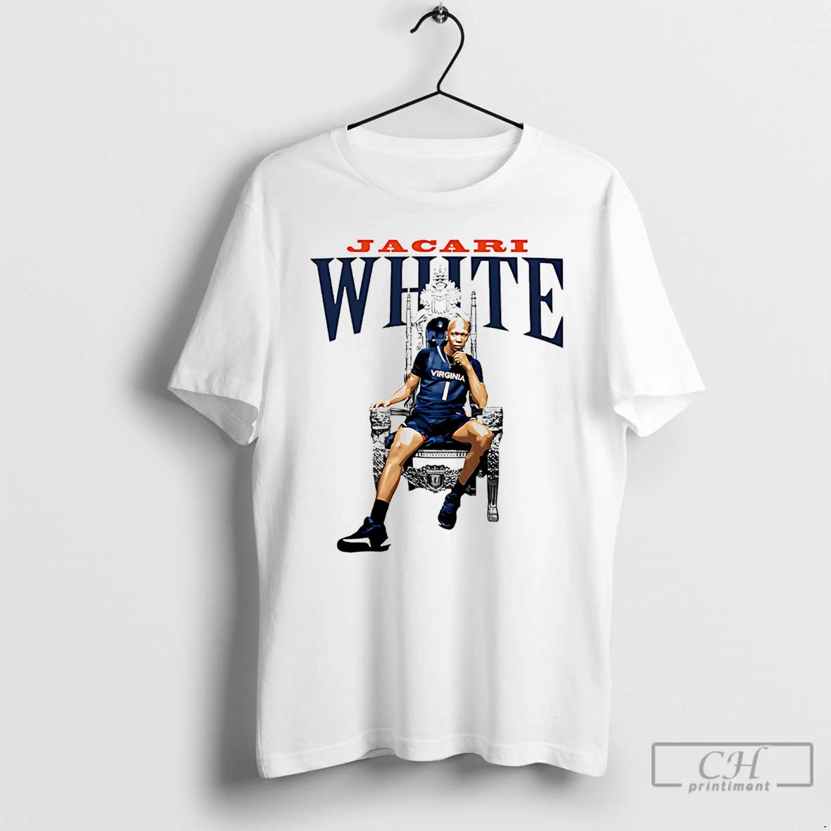 Premium Jacari White Virginia Cavaliers Illustrated - clothing by TeeHivey.com