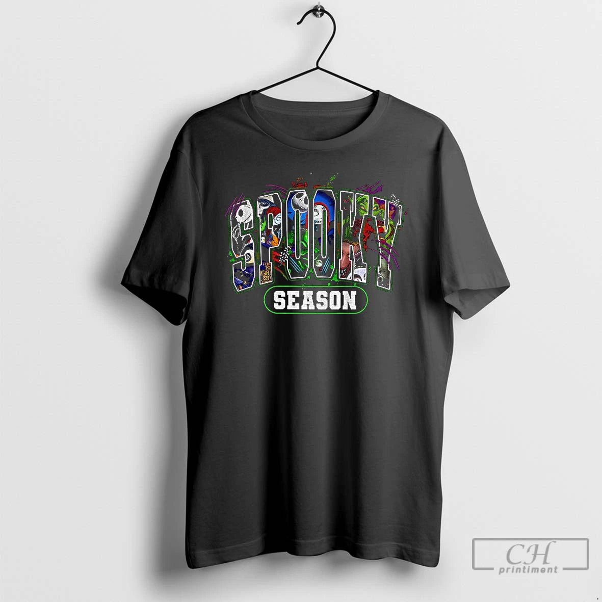 Premium Jack Skellington The Nightmare Before Christmas Spooky Season 2025 T Shirts - clothing by TeeHivey.com